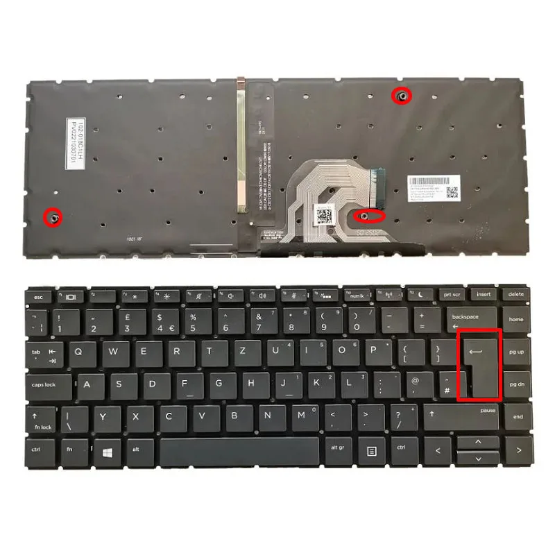 

UK Backlit Laptop Keyboard For HP Probook 440 G6 445 G6 440 G7 445 G7