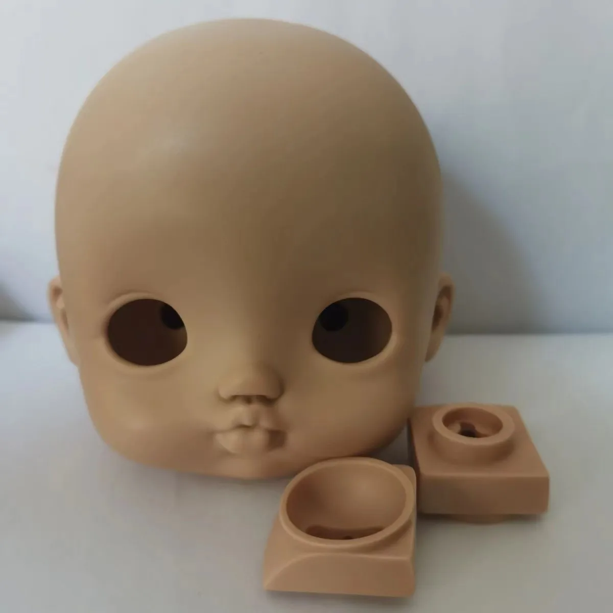 

1/6 BJD Doll Head Big Head No Makeup Resin Material Doll Accessories Cute Doll For Girls Birthday Gifts