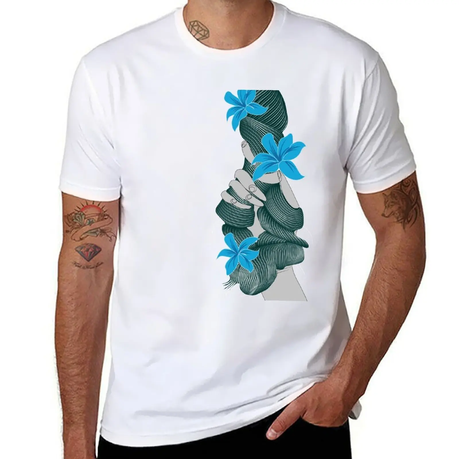 

attachment T-Shirt anime t shirts oversize t shirts for man pack white T-Shirt
