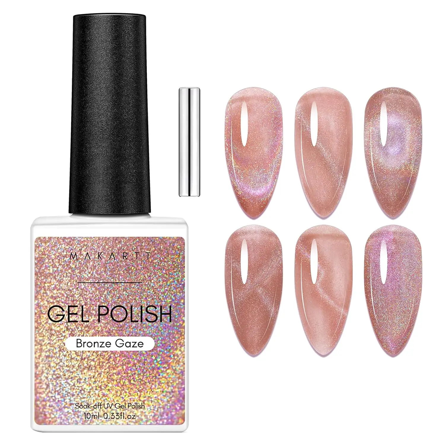 9D Cat Eye Gel Nail Polish 10ML Classic Colors Chameleon Magic Galaxy Effect Soak off Nail Art - Valentine's Day Gel Polish Gift