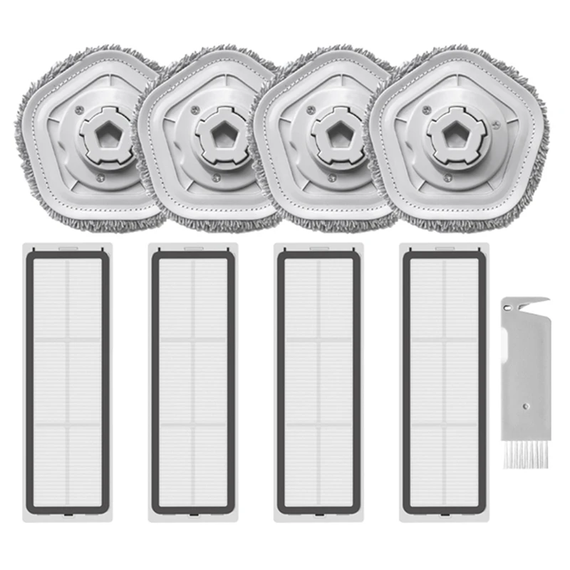 Tamponi per mocio con filtro HEPA per Xiaomi Dreame Bot W10 W10 Pro Robot autopulente aspirapolvere e parti di ricambio per mocio