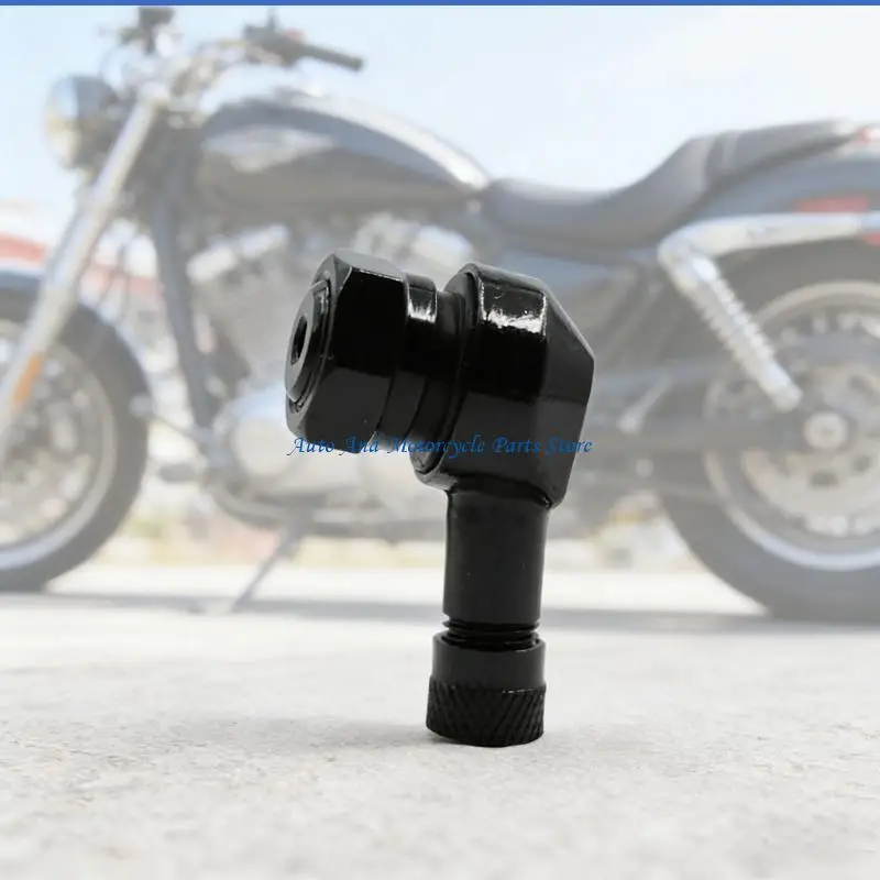 P9FD 90 Degree Wheel Tire Stem Motorcycle Tire Valves Stems Replacement Tubeless Tyre Valves Stem Modification Accessory