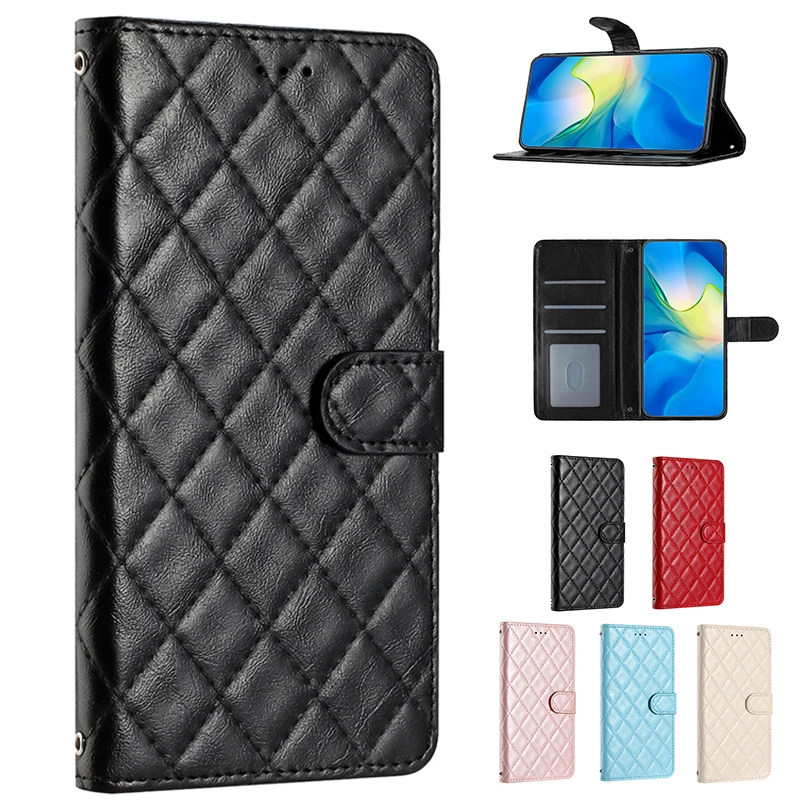 Leather Wallet Flip Case for Samsung Galaxy A12 A13 A14 A15 A52 A53 A54 A34 S24 Ultra S23 FE S22 S21 S20 Plus Quakeproof Cover