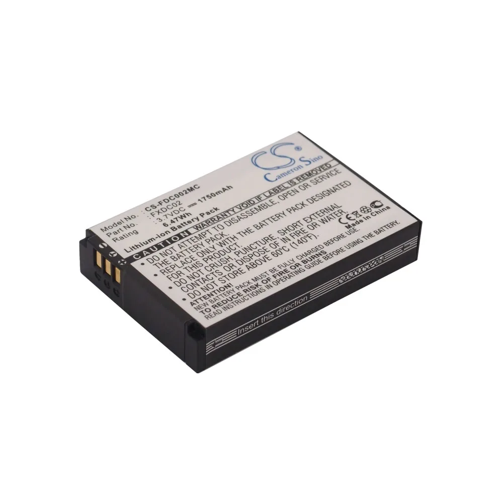 Камера 1750mAh / 6.48Wh Аккумулятор для дрифта 72-011-00 FXDC02 HD Ghost S