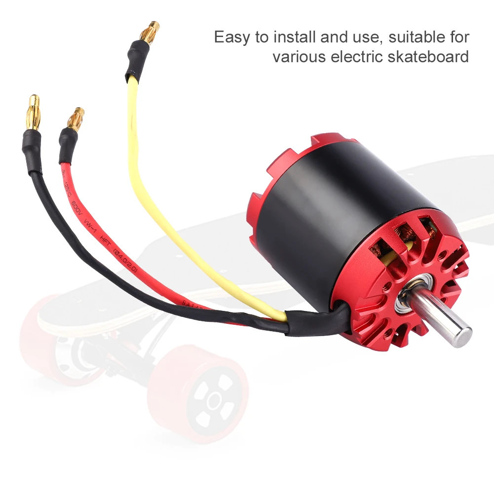 Electric Skateboard Hub Strong Power Waterproof Dustproof Sensorless Brushless Motor 270KV