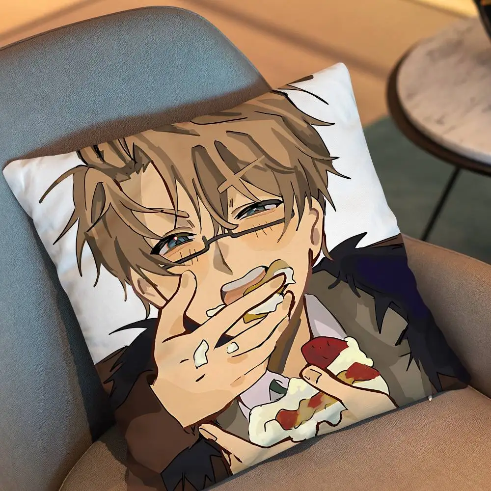 Sunshine Hero Alfred F Jones Hetalia Pillow Case Office Cushions Suitable For Sofa Car Bedroom Decorative Cushion Cover