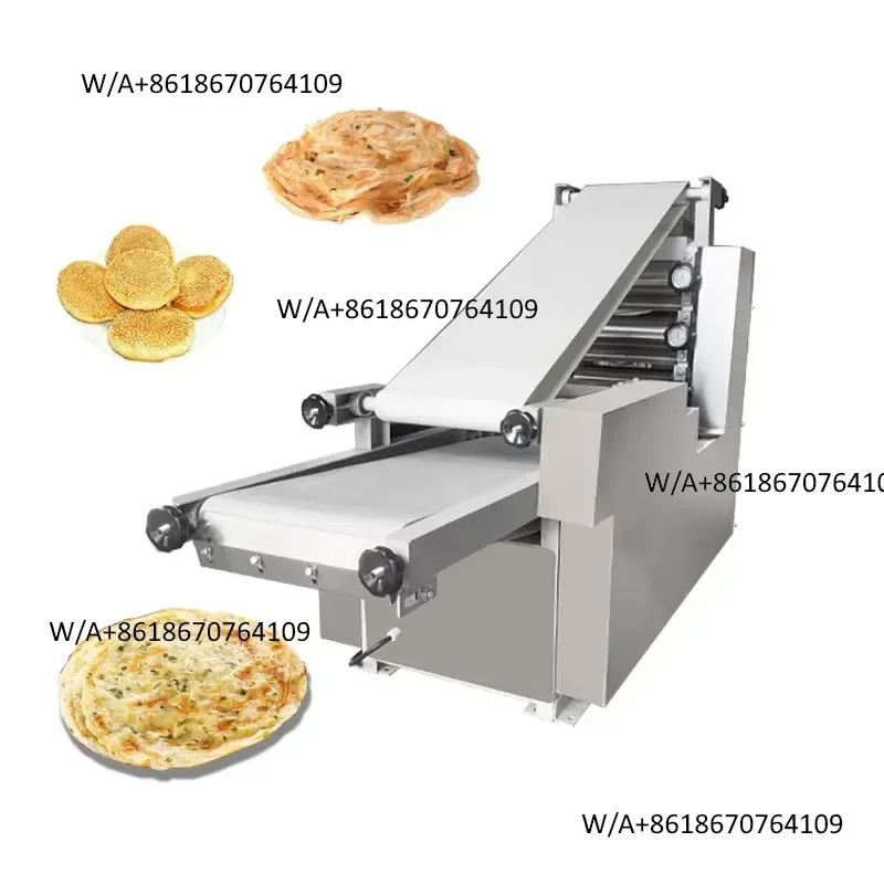 110V/220V High Productivity Automatic Forming Engine-Powered Food Grade Stainless Steel Pita Bread Mini Egyptian Roti Maker