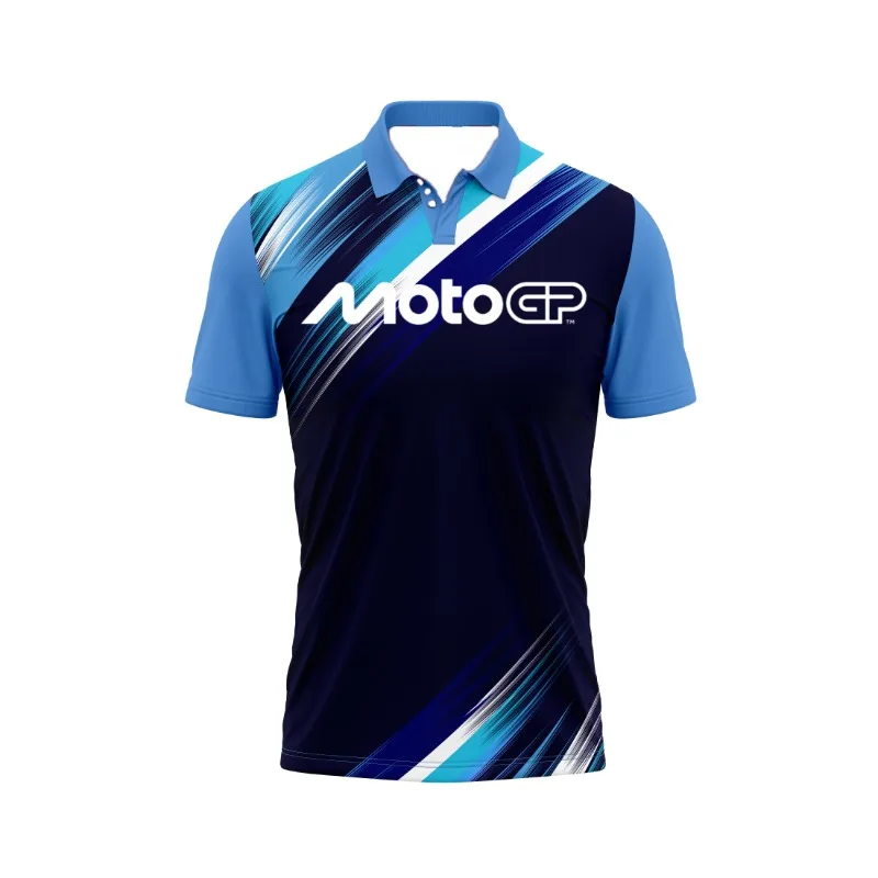 

Summer Men's Motorcycle Riding 3D Printed Quick Drying T-shirt, Short Sleeved Sports Shirt, Fashionable Football Polo Shirt