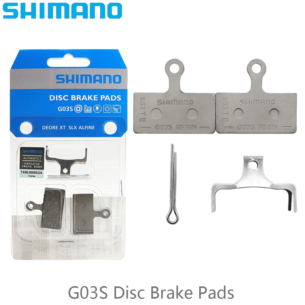 SHIMANO G03S Resin Disc Brake Pads For Deore XT M8000 M615 M666 M675 M785 RS785 R517 For MTB Bicycle Parts