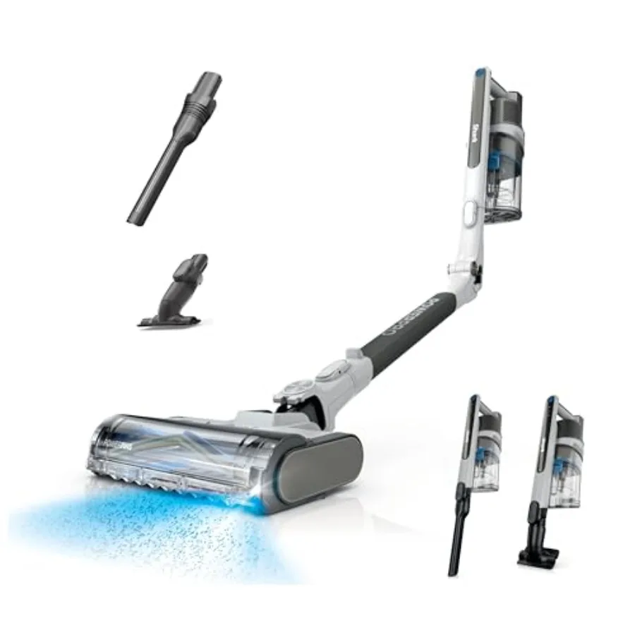 

Cordless vacuum for carpets hard floors, nylon-polypropylene blend, Java color, FloorDetect Dirt-Reveal technology, HEPA filter