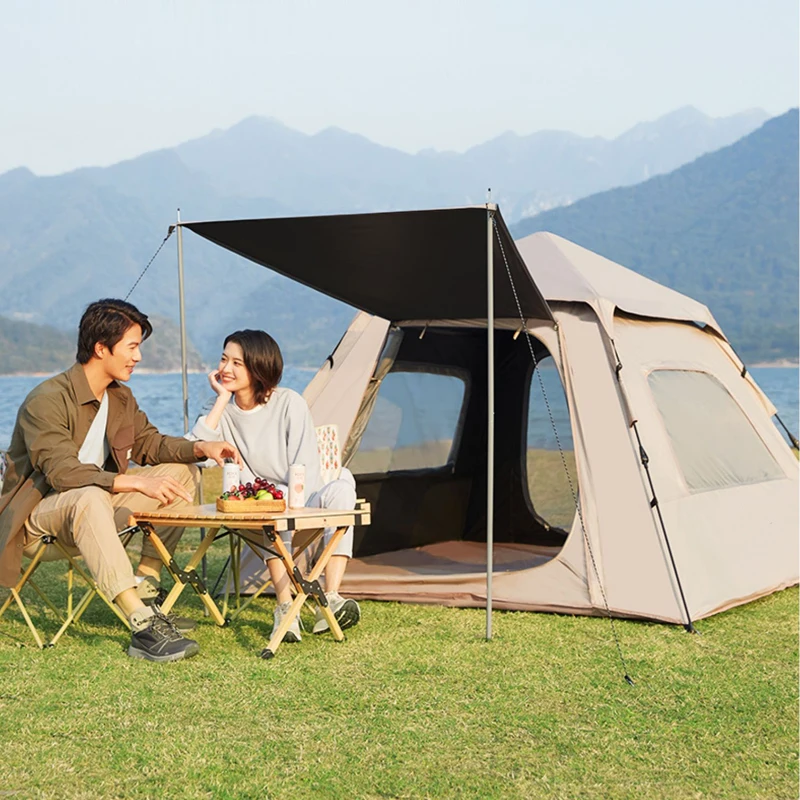 

Outdoor Camping Tent Quick Automatic Opening Waterproof Sunshield Build-free Picnic Shelter Velarium Curtain Beach Large Space