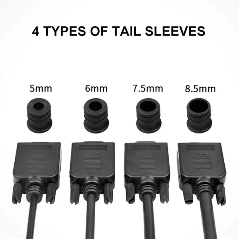 DB9 RS232 Serial Port Solderless Terminal 9Pin Male Female COM Joint Connected To 2 3 5 Pin Ultrathin Gold-plating Connector