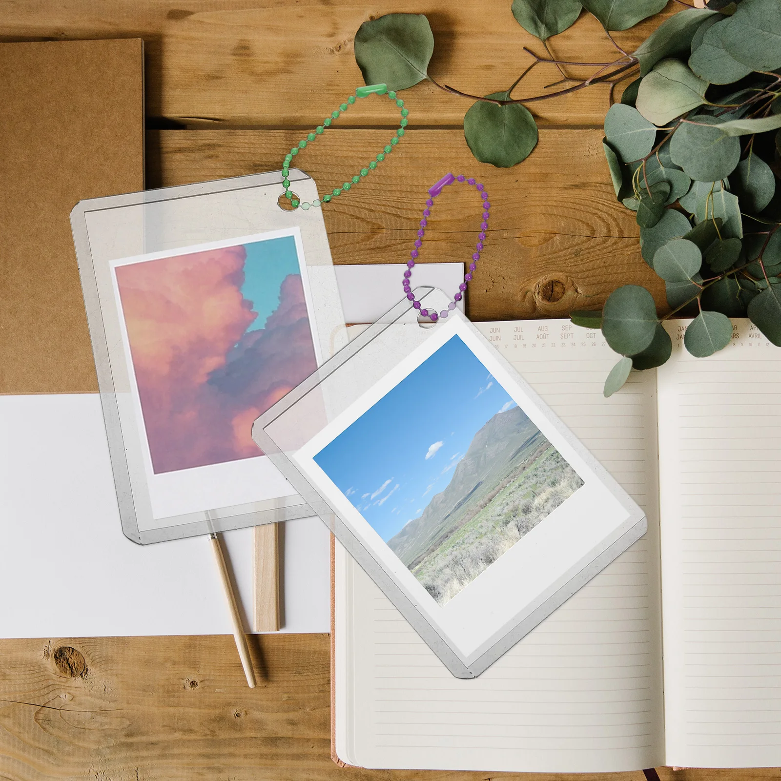 

Photocard Holder Protective Cover Transparent Keychain Sleeve For Students Staff Nurses Photo Storage Case Decorative Star