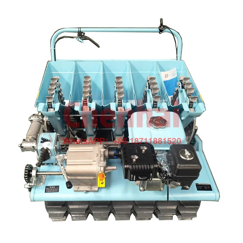

Agriculture Machine Equipment Factory Supplier 4 5 6 Row Engine Planter Garlic Seeder