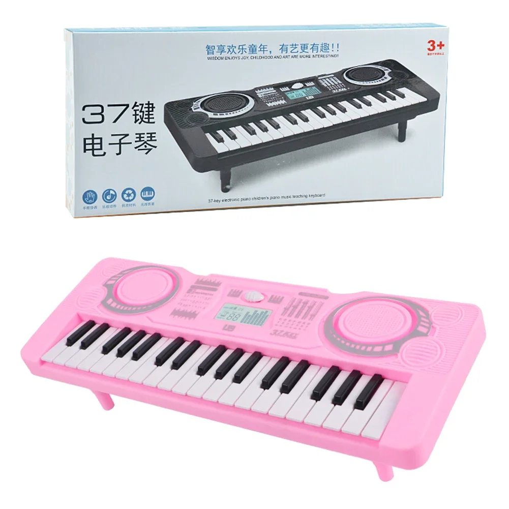 Portable 37 Keys Digital Keyboard LED Display Digital Electronic Piano Children Musical Instrument Kids Educational Toy