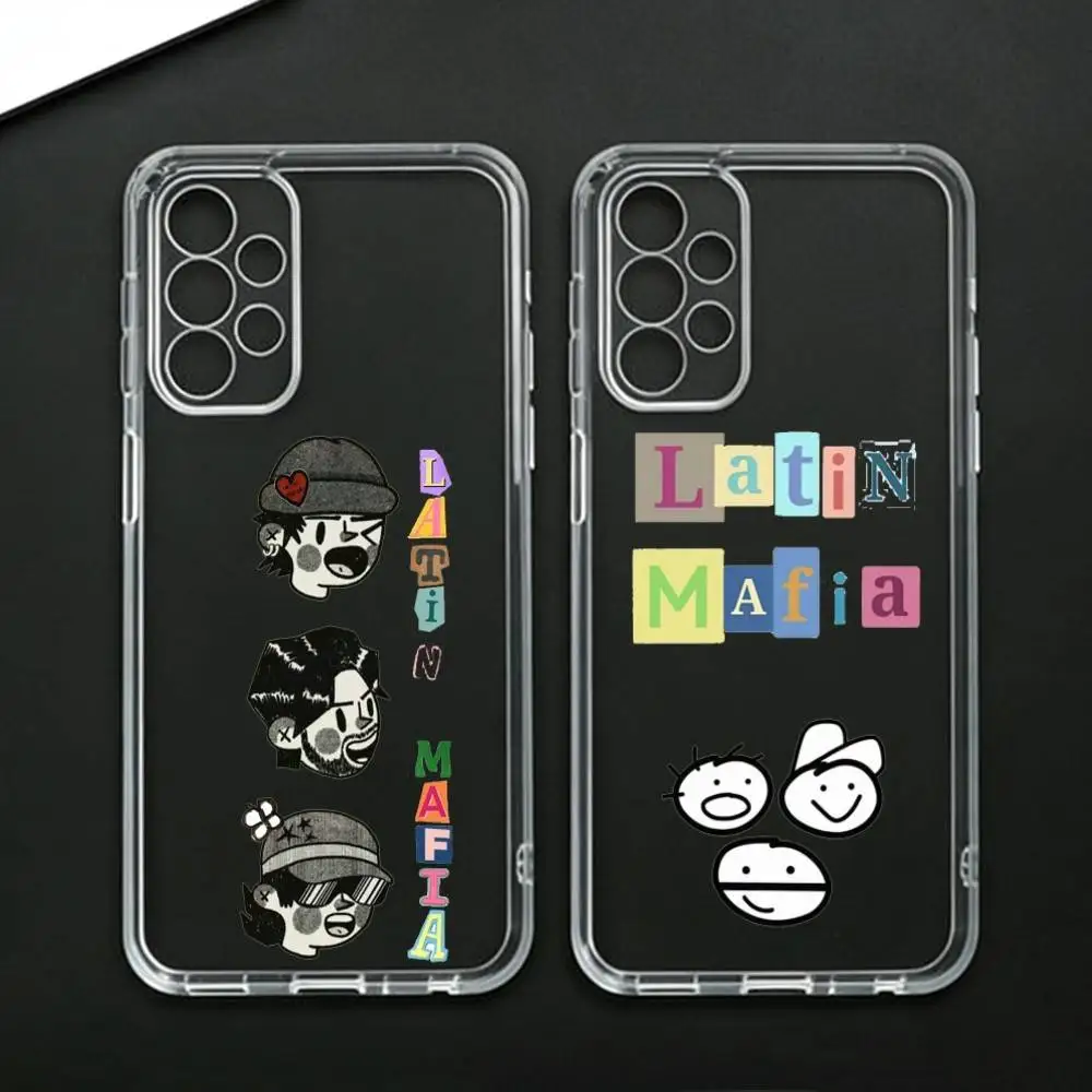 

Latin Mafia Creative Phone Case For Samsung Galaxy A71,A70,A52,A51,A40,A30 Transparent Cover