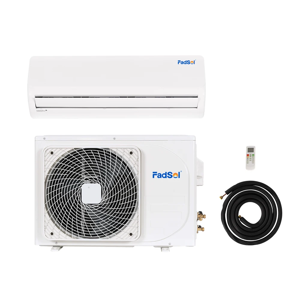 Sala dividida montada na parede fora da rede condicionadores de ar movidos a energia solar DC48V casa condicionadores de ar solares inteligentes fora da rede