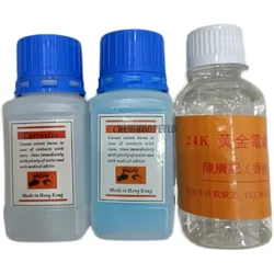 Jewelry Plating Solution 24K Gold Rose Electroplating Water