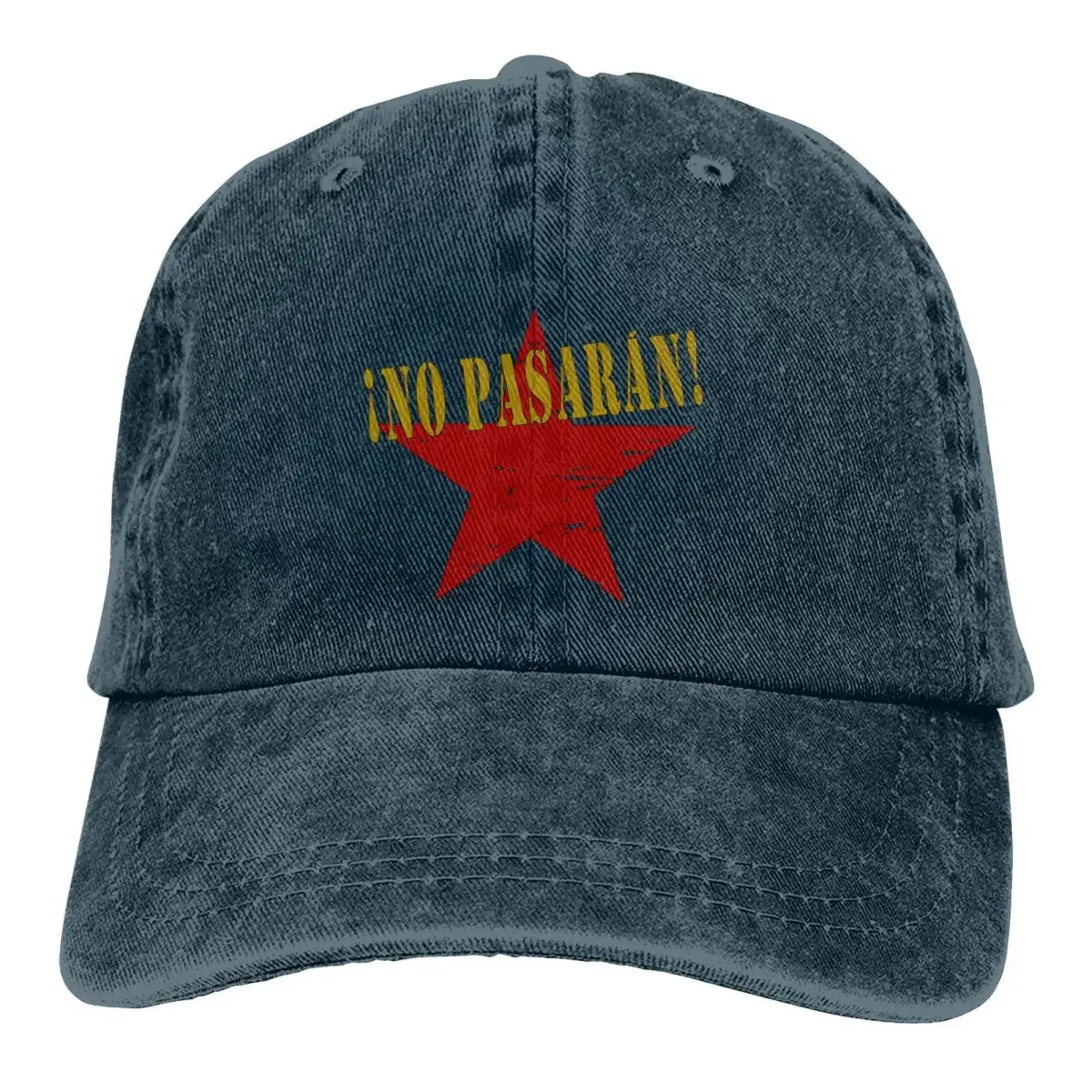 Sombrero divertido para hombre y mujer, gorra deportiva de Hip Hop, sin PASARAN, visera personalizada, sombreros de protección