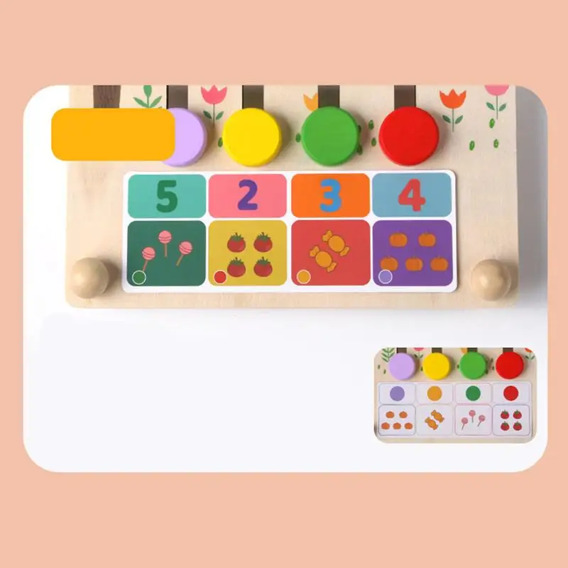 形状マッチングゲーム漫画動物木製スライドパズル頭の体操4色両面チェスボード早期教育