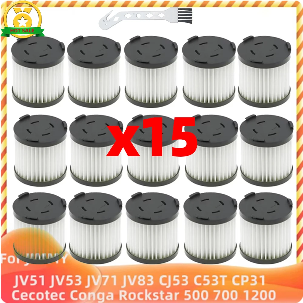 

Compatible for JIMMY Handheld Cordless Vacuum JV51 JV53 JV71 JV83 CJ53 C53T CP31 Conga Rockstar 300 500 700 1200 Ultimate Filter