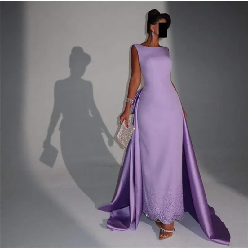 Vestido de fiesta para novio, madre en Purpul, elegante vestido de matrimonio para invitados, vestido de madre, boda, largo, madre de la novia, personalizado