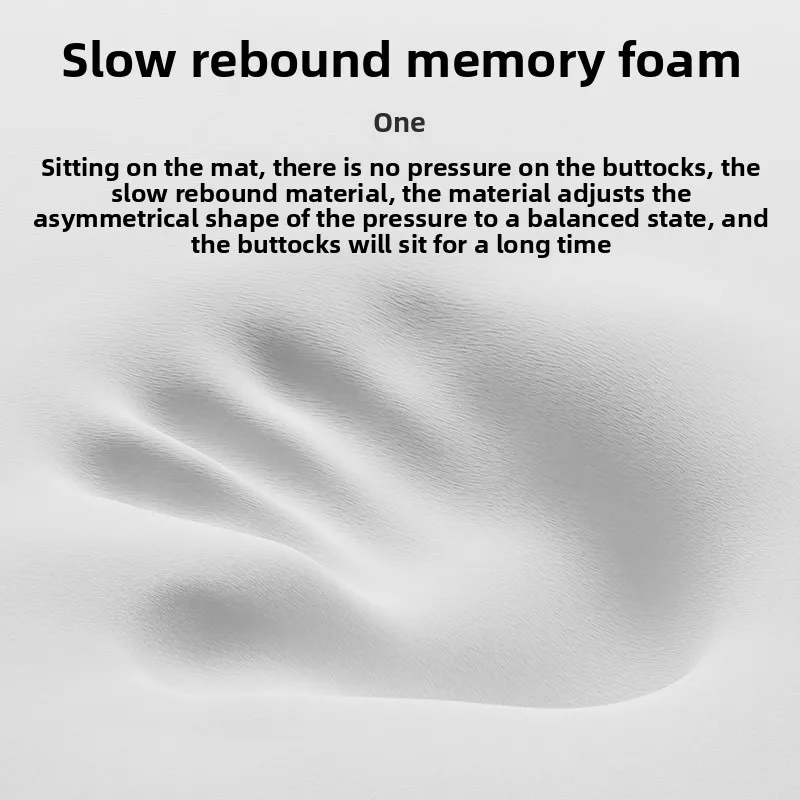 وسائد مقاعد السيارة من إسفنج الذاكرة مع دعم قطني مناسبة لوسائد مقاعد السيارة والمكتب توفر رائعًا ومساميًا