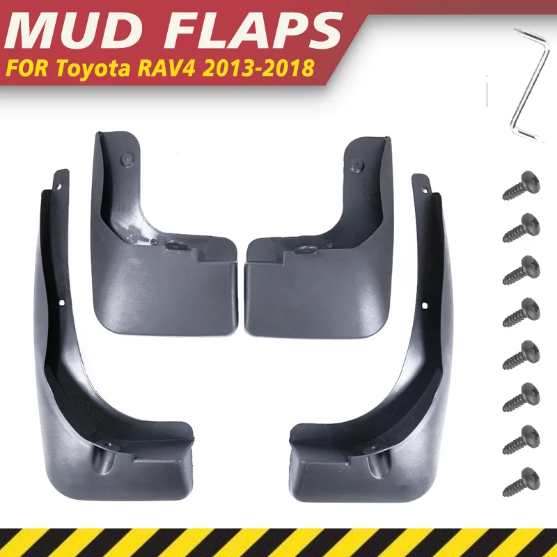 

Mudguards For Toyota RAV4 XA40 2013-2018 2014 2015 Splash Mudflaps Fender Flares Mud Flap Splash Guards Wheel Parts Accessorie