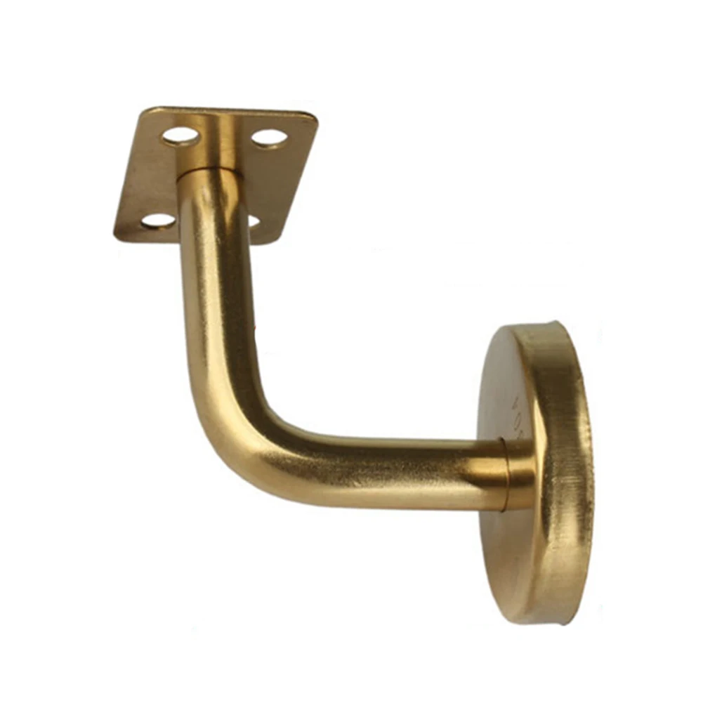 Sichere und stilvolle Bannister-Halterung für Handlauf, wandmontiertes Design, einfache Montage, goldene Farbe, 5er-Packung