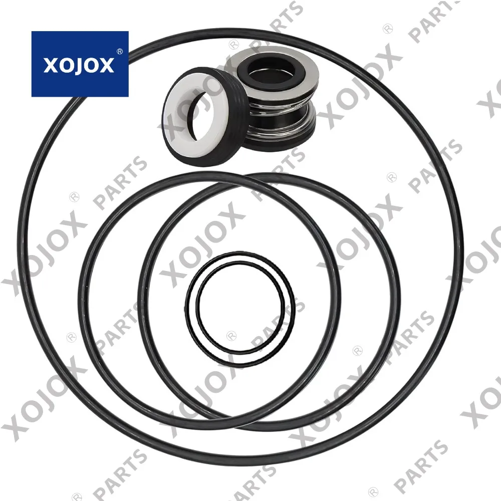 

XOJOX O-Ring Rebuild Repair Kit For P-entair Challenger GO-KIT5 Pool Pump, Includes 5 O-Rings & PS-200 Shaft Seal, Fit for Pac-F