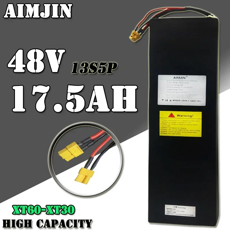 48V 17.5AH 18650 13S5P Lithium Battery for Kugoo X1 Joyor F5S G5 GS5 X5S Y5S S5 Y10 Electric Scooter Electric Bicycle