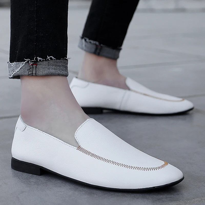 

The New Autumn Men Casual Loafers Have A Soft Surface Breathable Comfort Simple High-end Design Suitable for Young Lazy People