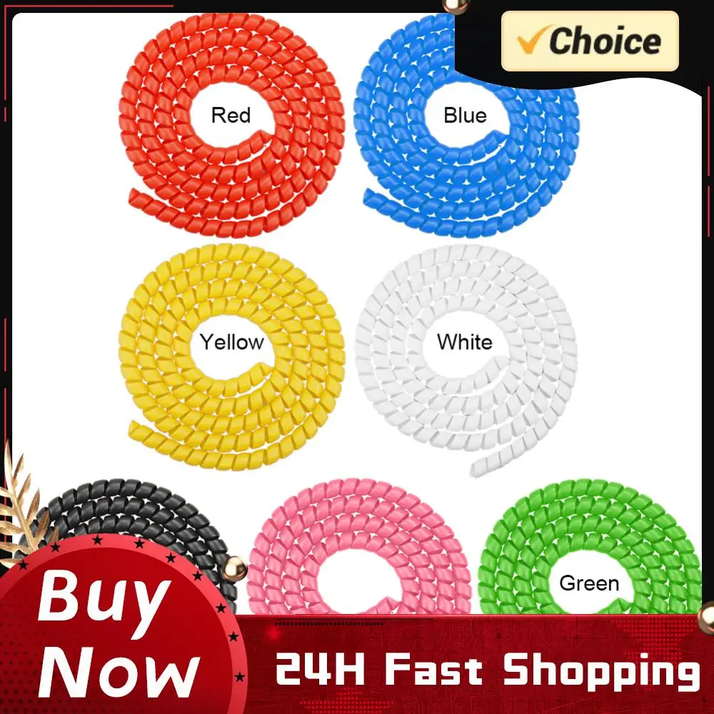 

Защитная спиральная оплетка для кабеля электросамоката 1,3 м, износостойкий органайзер для кабеля, защита трубы для M365 PRO 2