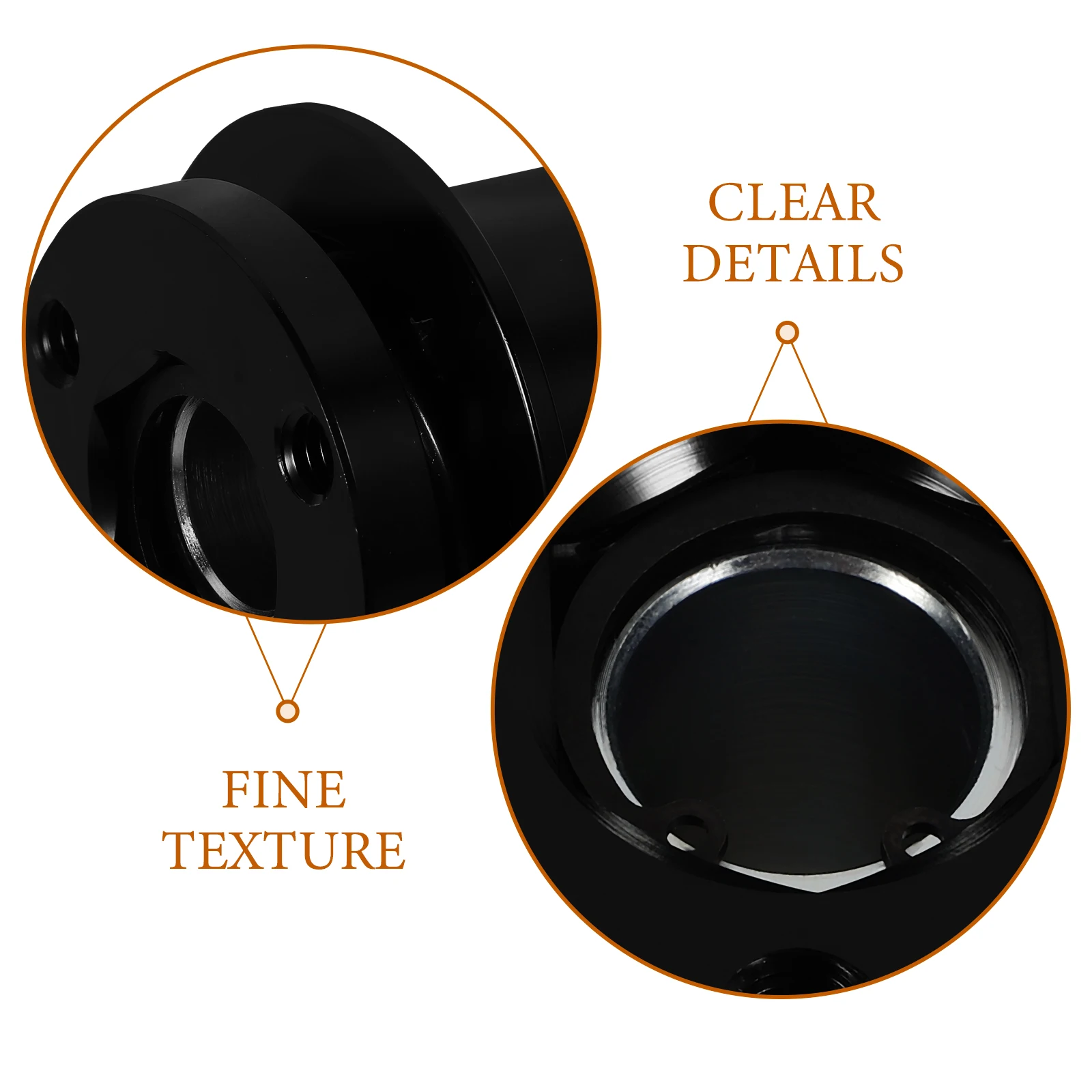 

Stylish Steering Wheel Quick Release 3-Hole Degree Full Range Flexible Driving Adapter