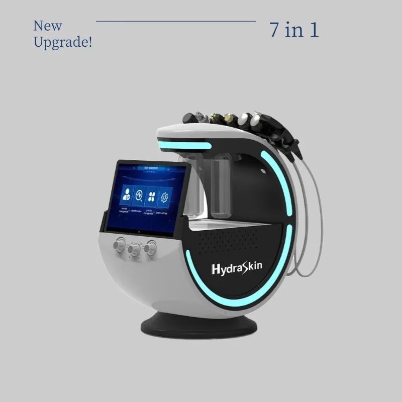 

HydraSkin 3rd Gen Facial Device Kit: Portable Skin Tester + Anti-Aging Therapy Tools Salon Results at Home