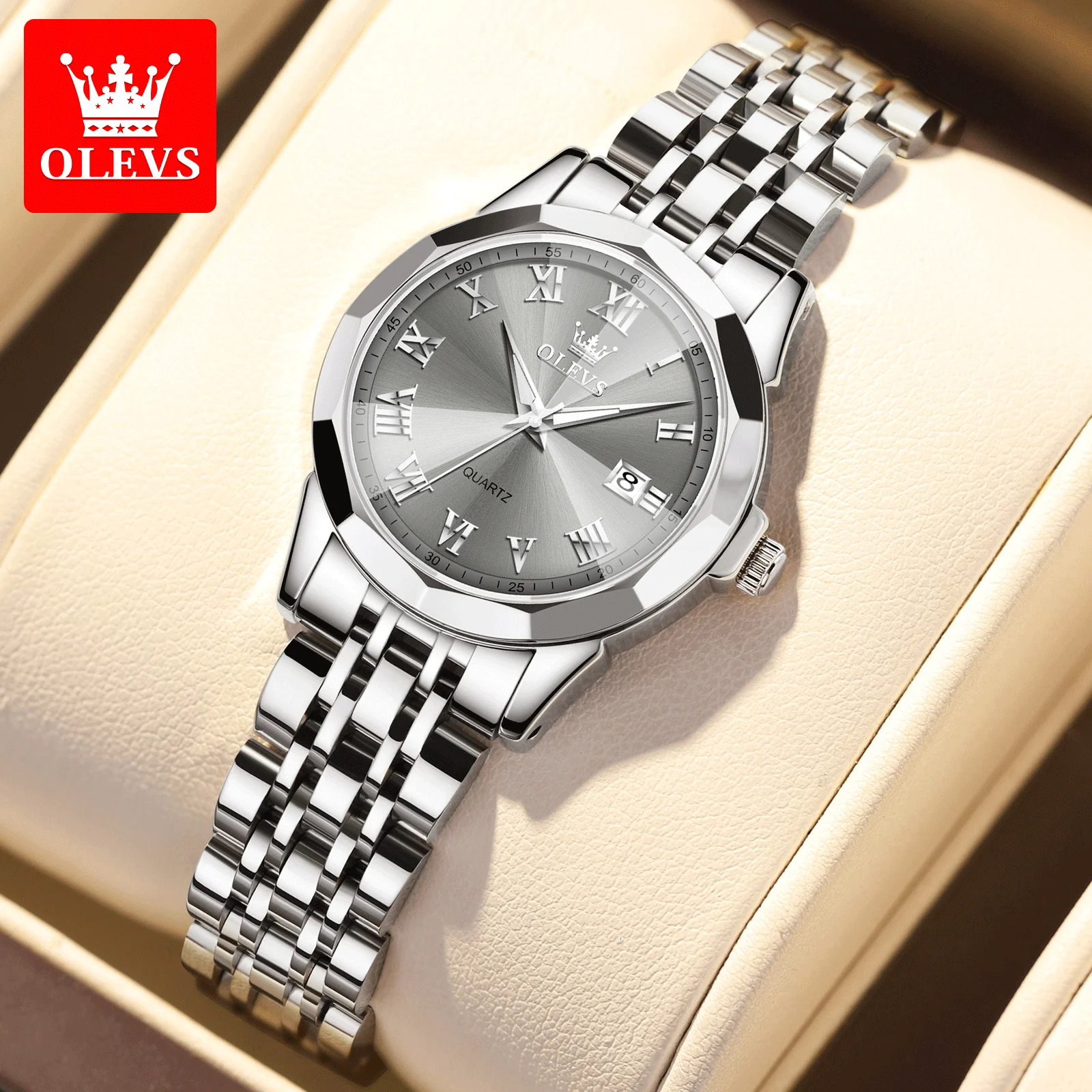 OLEVS New High Quality Women's Watch Luxury Original Waterproof Lady Wrist Watch Casual Fashion Stainless Steel Watch for Women