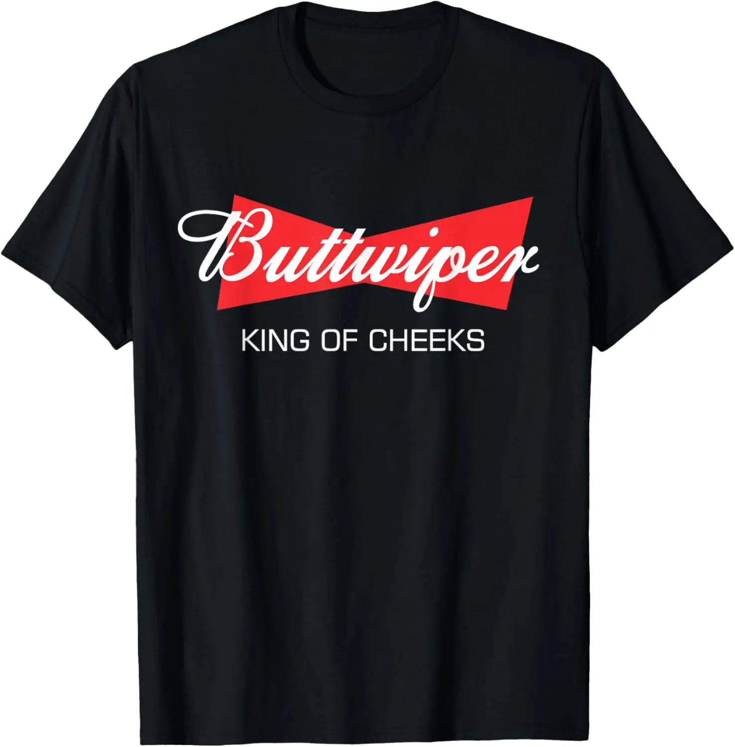 Buttwiper - New Dad Funny Beer Inspired Diaper Shower Gift T-Shirt 100% Cotton Trendy Y2K Short-Sleeve Tee – Soft, Quick-Drying, & Moisture-Wicking; Ideal for Sports or Casual Wear; Great Gift for Christmas or Halloween.