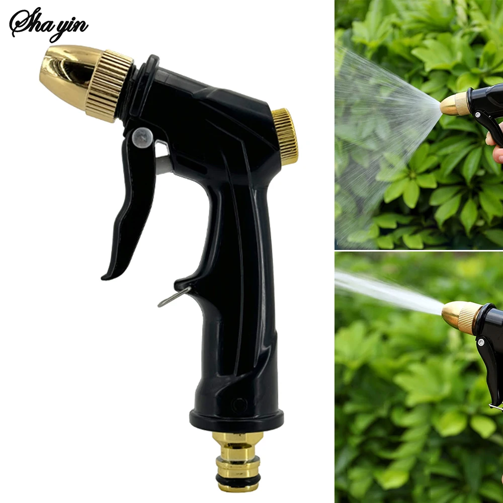 New High Pressure Washer Plastic Water Gun Garden Hose Nozzle Spray For Hidrolavadora Car Wash Sprinkler Cleaning Tool Water Jet