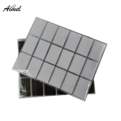 Wholesale Gemstone Display Box Diamond Packaging Organizer Case Beads Earring Holder Jewelry Gems Storage Display Tray Case