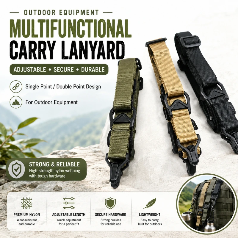 Convenient Quick‑Mount Nylon Harness Strap Reinforced Stitching Multi‑Point Hooks for Hobby Model Carry Use