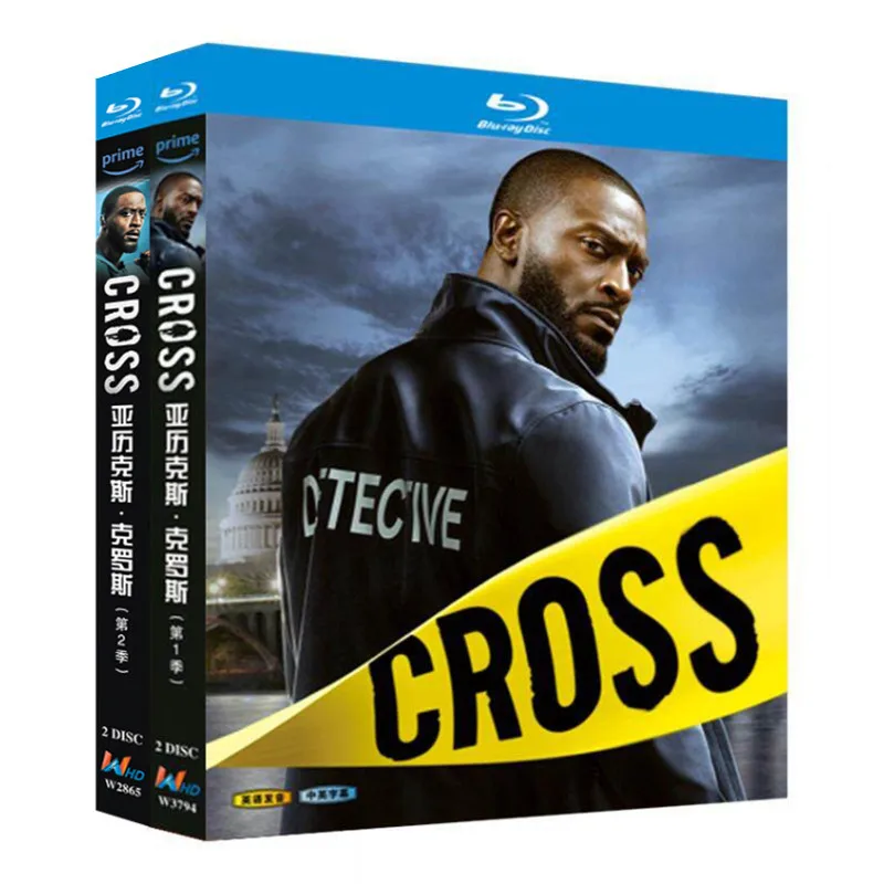 

Blu-ray Ultra HD TV Series Alex Cross Seasons 1-2 BD Discs Box Set