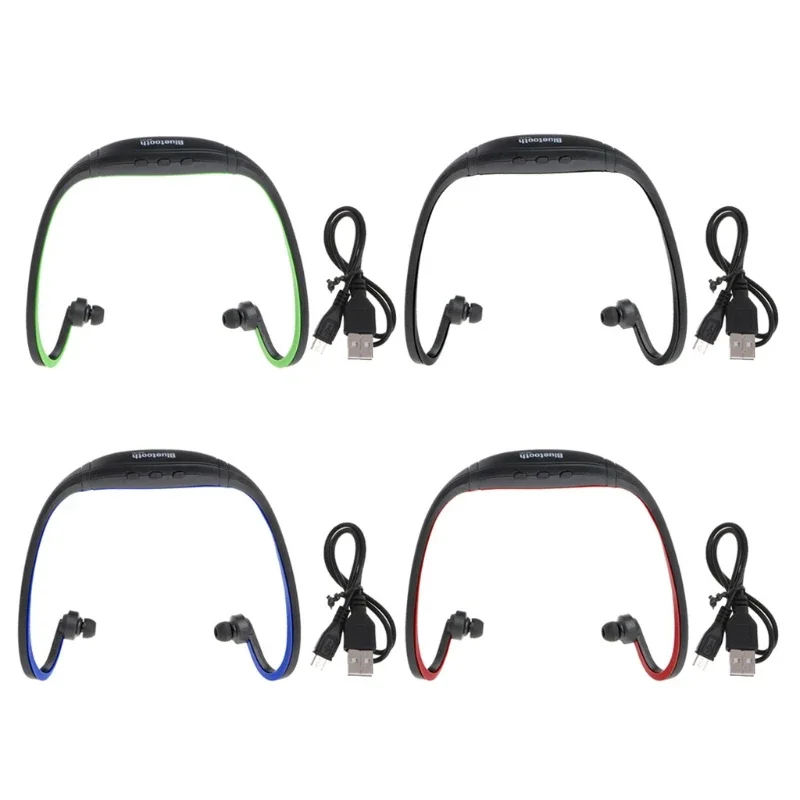 BS19C Bluetooth Headset Sports Music Headphone TF Slot FM Radio Driving Running Drop Shipping