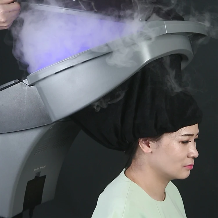Professional Hair Steamer | Ozone + Nano Mist + LED Therapy | Salon & Home Use