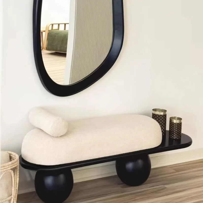 

Living room sofa stool, home bedroom bedside stool, shoe stool in the house