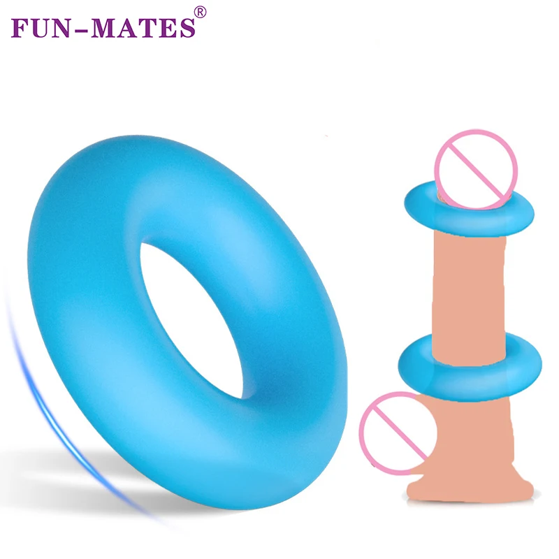 2pcs Male Penis Cock Ring Silicone Lock Delay Ejaculation Scrotal Binding Ball Stretcher Cockring Couples Ring Sex Toys For Men