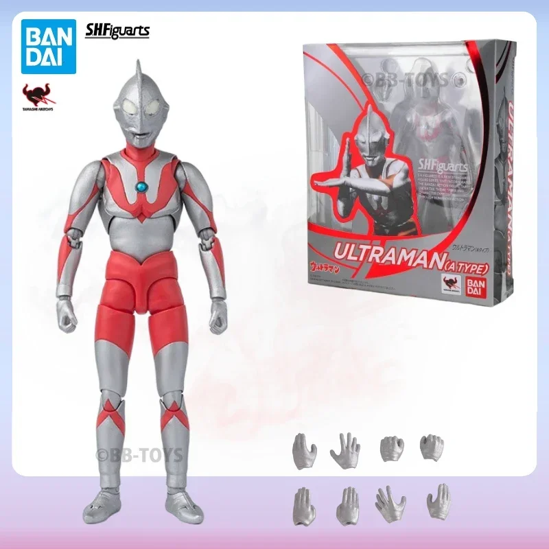 

In Stock Bandai S.H.Figuarts SHF Ultraman Series A Type Movable Anime Action Figure Collectible Original Box Finished Toys