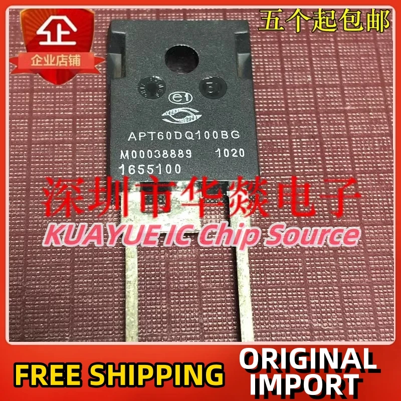 

10PCS-30PCS APT60DQ100BG TO-247 1000V 60A Fast Shipping Quality Guarantee