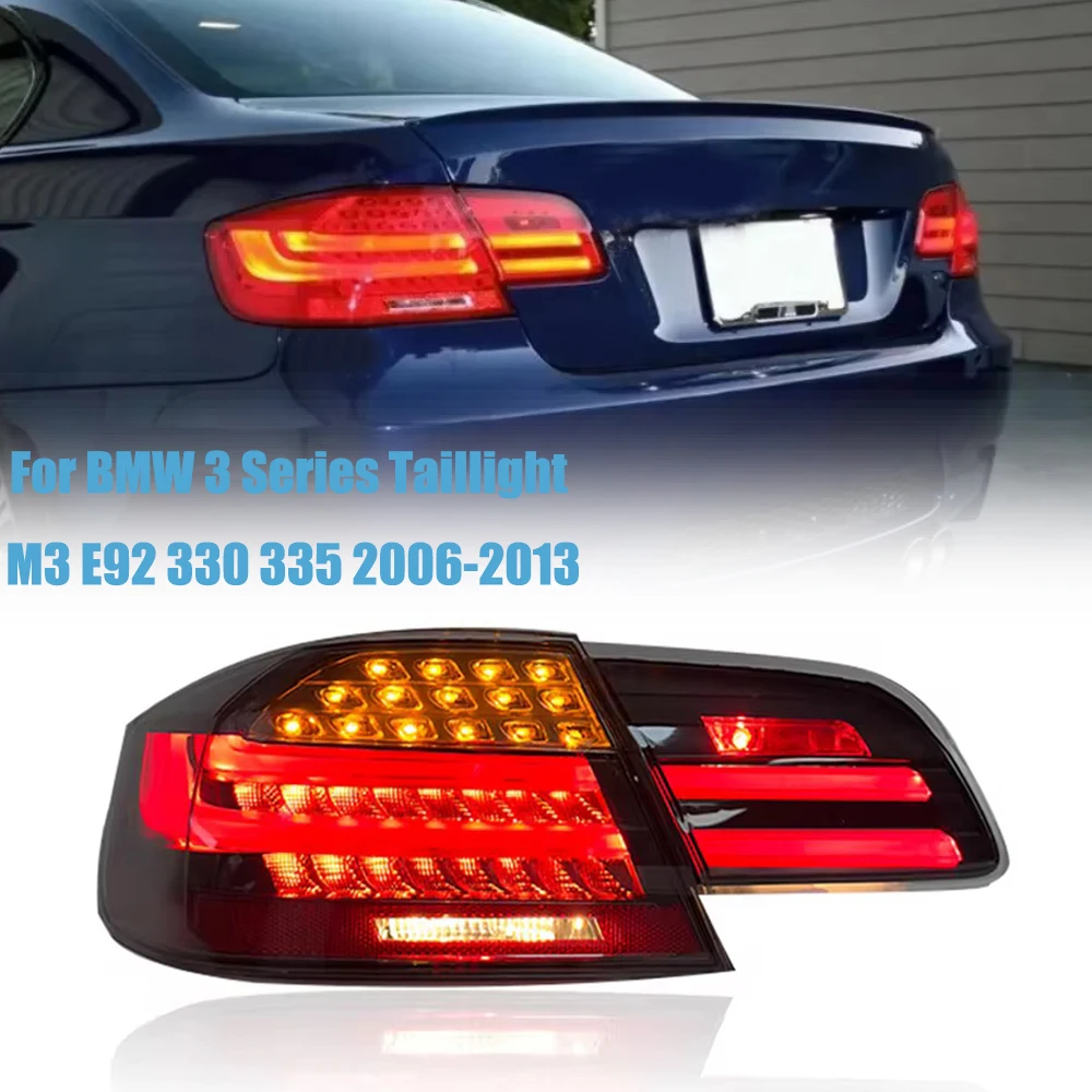 

Автомобильные светодиодные задние фонари для BMW 3 серии M3 E92 330i 335i M3 2005-2013, задний фонарь, стоп-сигнал заднего хода, указатель поворота, автоматический задний фонарь.