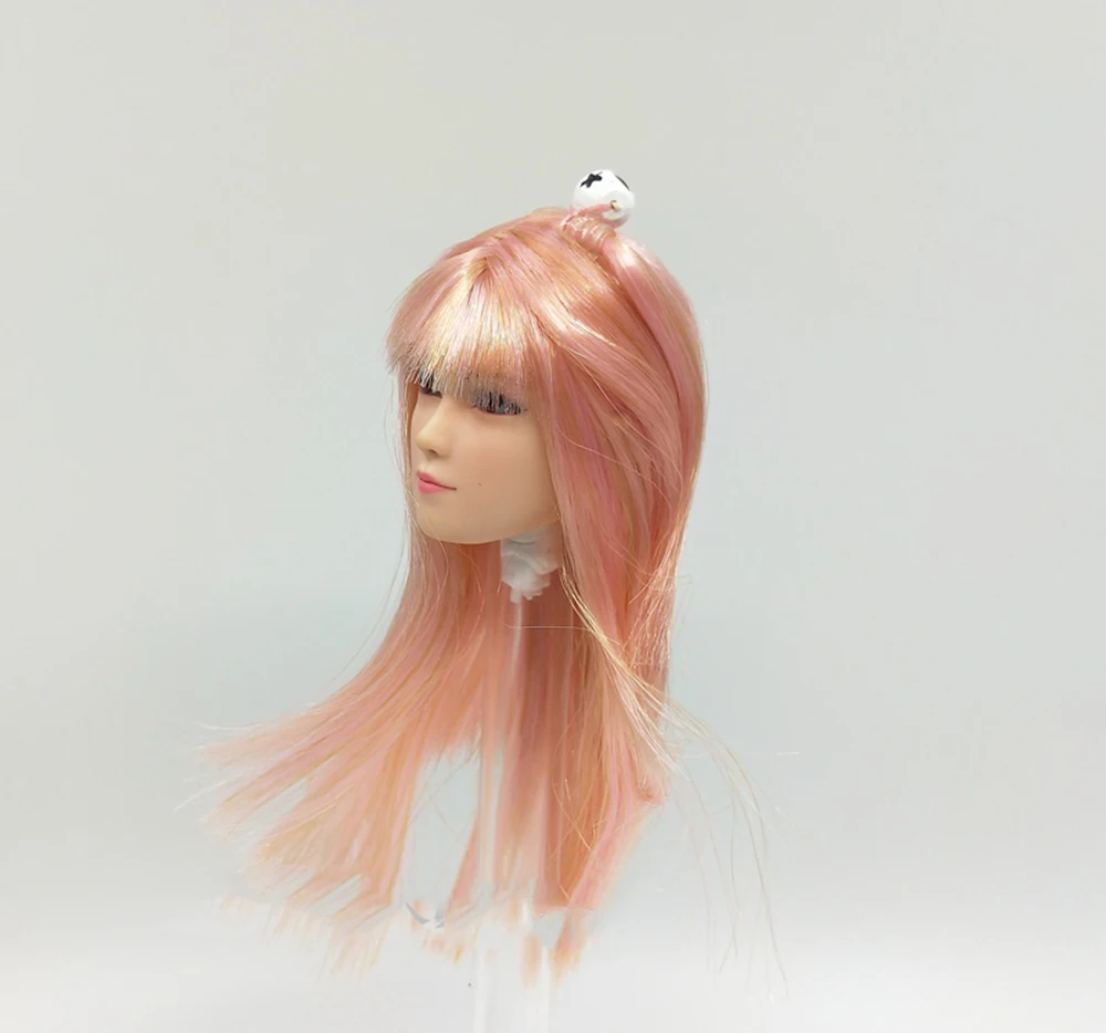 VSTOYS 1/6th 19XG66 Fighting Volleyball Series Sweet Lovely Cute Girl Lifelike Head Sculpture For 12inch Slim TBL PH Body Action