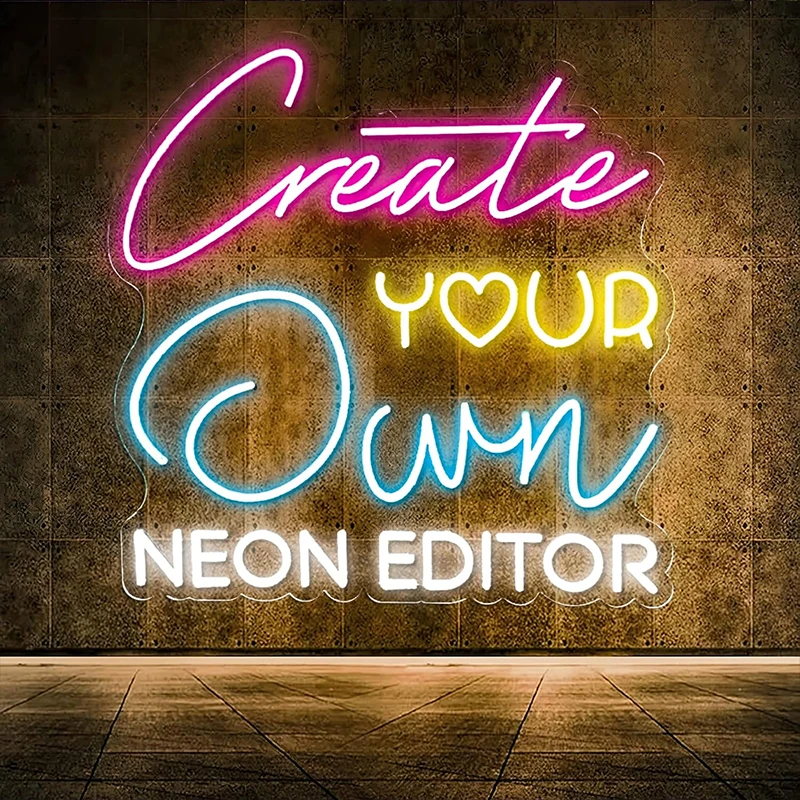 

Custom Neon Signs Neon Name Sign Wall Decor Personalized LED Sign Custom Neon Lights for Wedding Birthday Party Christmas Gift